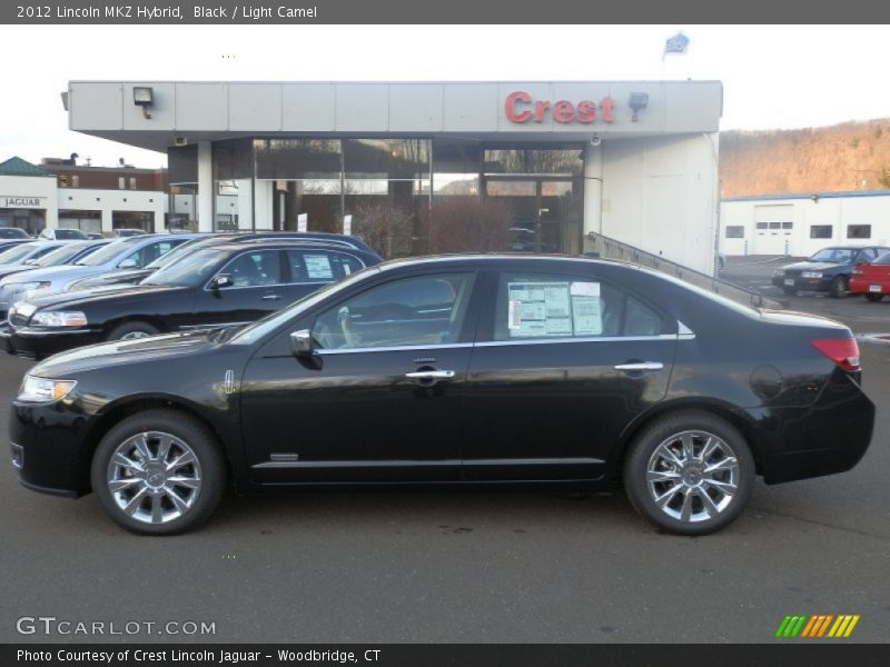 Black / Light Camel 2012 Lincoln MKZ Hybrid