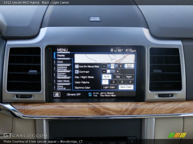 Black / Light Camel 2012 Lincoln MKZ Hybrid