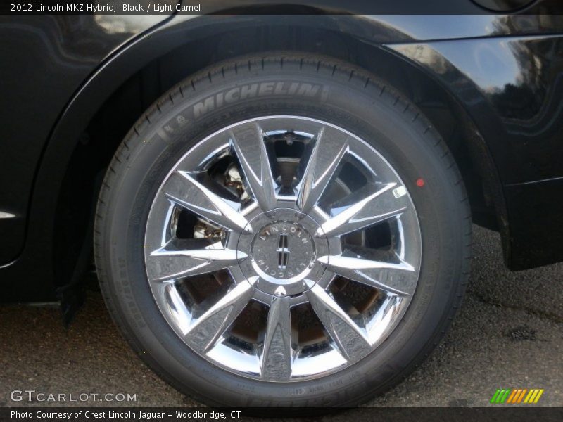 Black / Light Camel 2012 Lincoln MKZ Hybrid