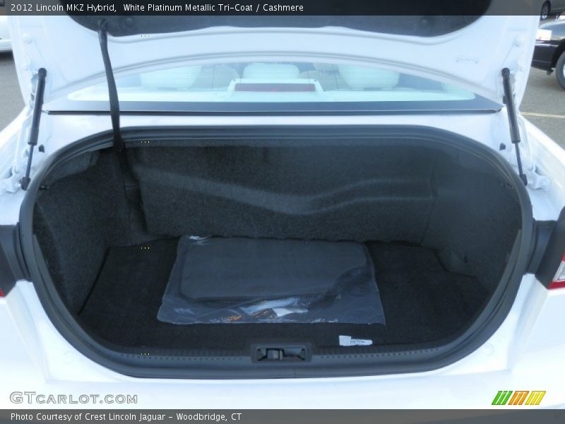 White Platinum Metallic Tri-Coat / Cashmere 2012 Lincoln MKZ Hybrid