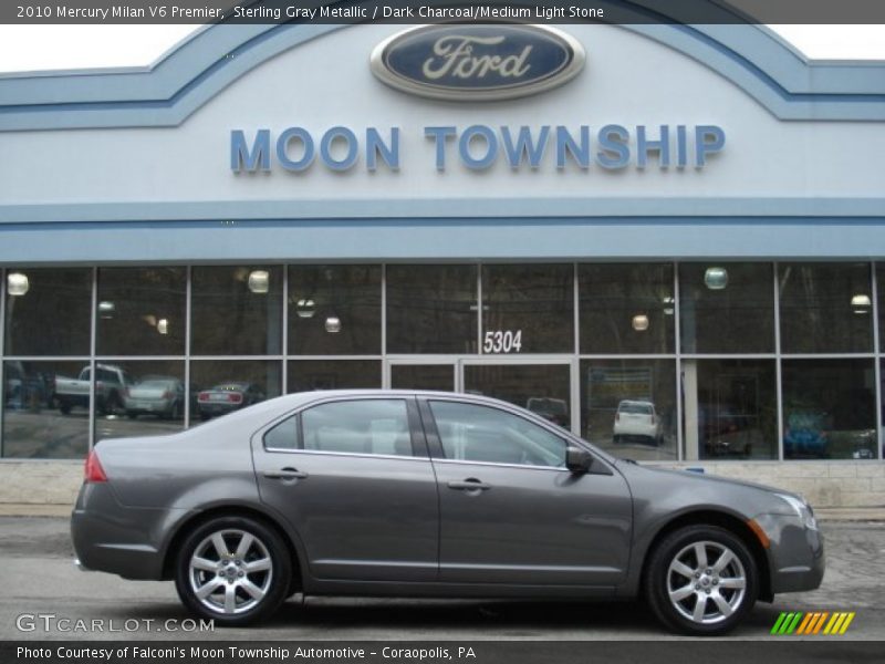 Sterling Gray Metallic / Dark Charcoal/Medium Light Stone 2010 Mercury Milan V6 Premier