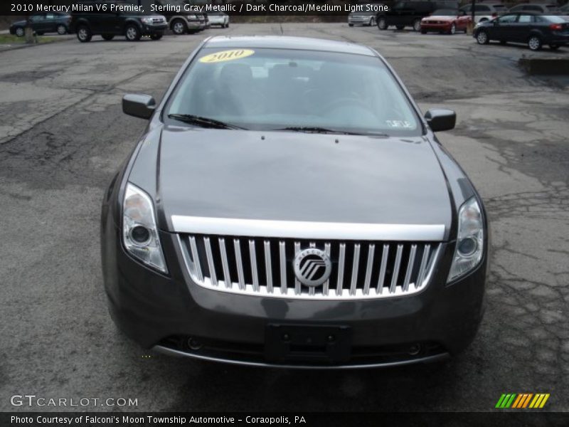 Sterling Gray Metallic / Dark Charcoal/Medium Light Stone 2010 Mercury Milan V6 Premier