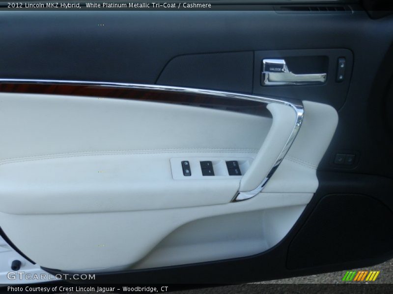 White Platinum Metallic Tri-Coat / Cashmere 2012 Lincoln MKZ Hybrid