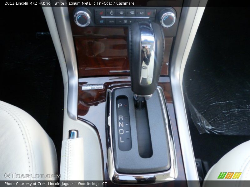 White Platinum Metallic Tri-Coat / Cashmere 2012 Lincoln MKZ Hybrid