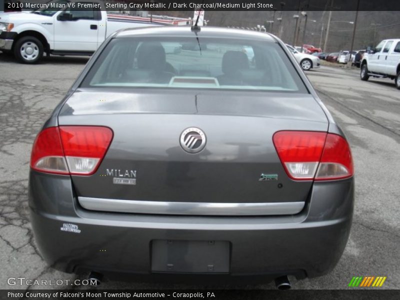 Sterling Gray Metallic / Dark Charcoal/Medium Light Stone 2010 Mercury Milan V6 Premier