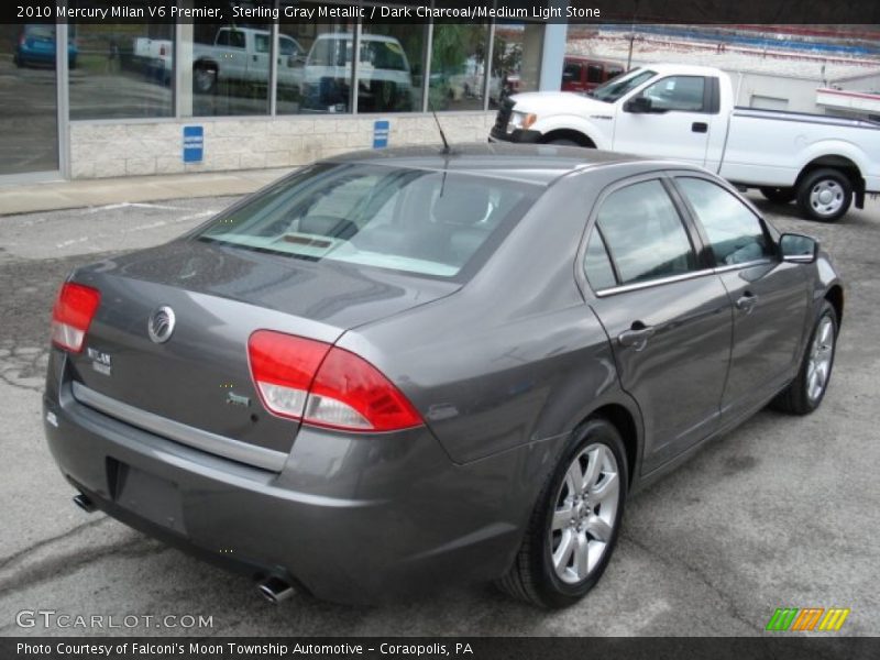Sterling Gray Metallic / Dark Charcoal/Medium Light Stone 2010 Mercury Milan V6 Premier