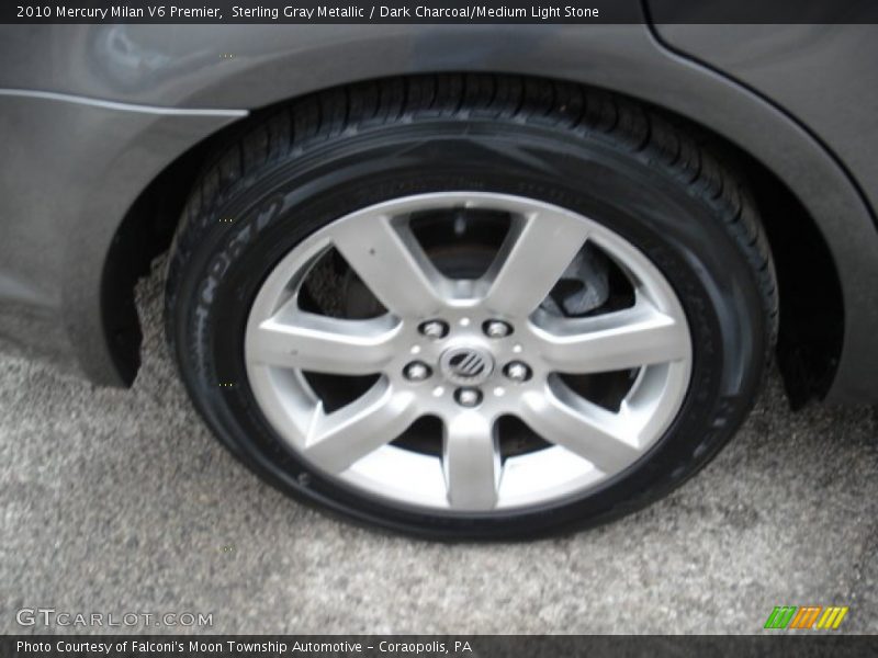 Sterling Gray Metallic / Dark Charcoal/Medium Light Stone 2010 Mercury Milan V6 Premier