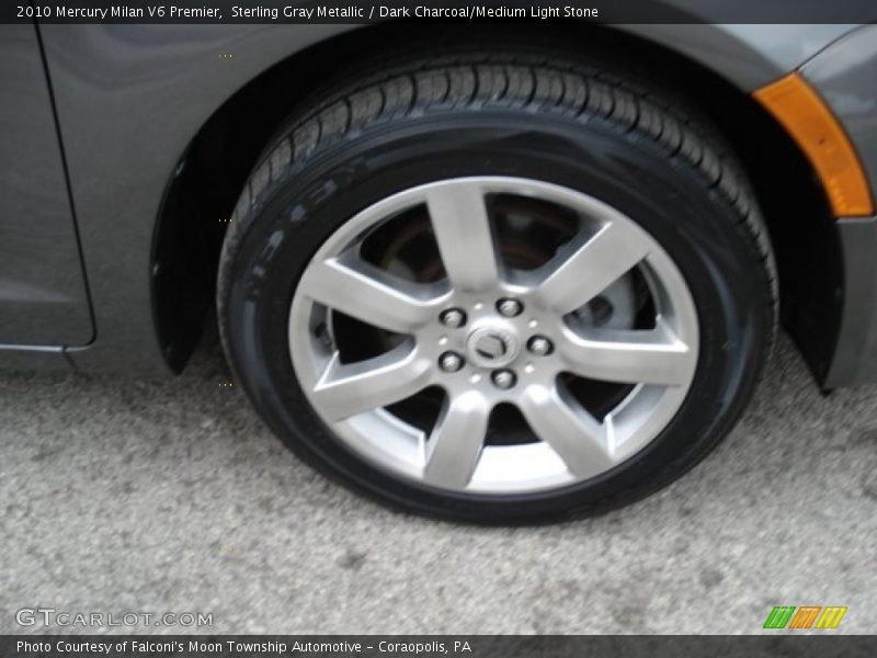 Sterling Gray Metallic / Dark Charcoal/Medium Light Stone 2010 Mercury Milan V6 Premier