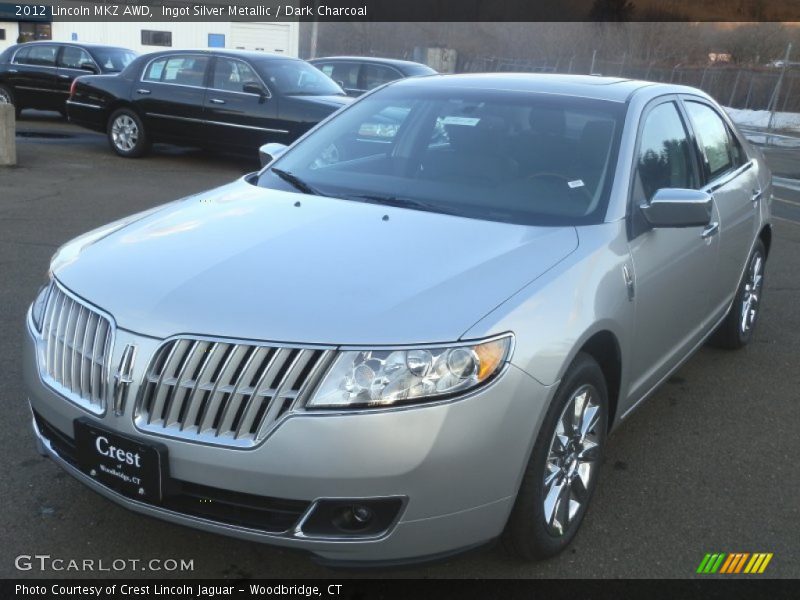 Ingot Silver Metallic / Dark Charcoal 2012 Lincoln MKZ AWD