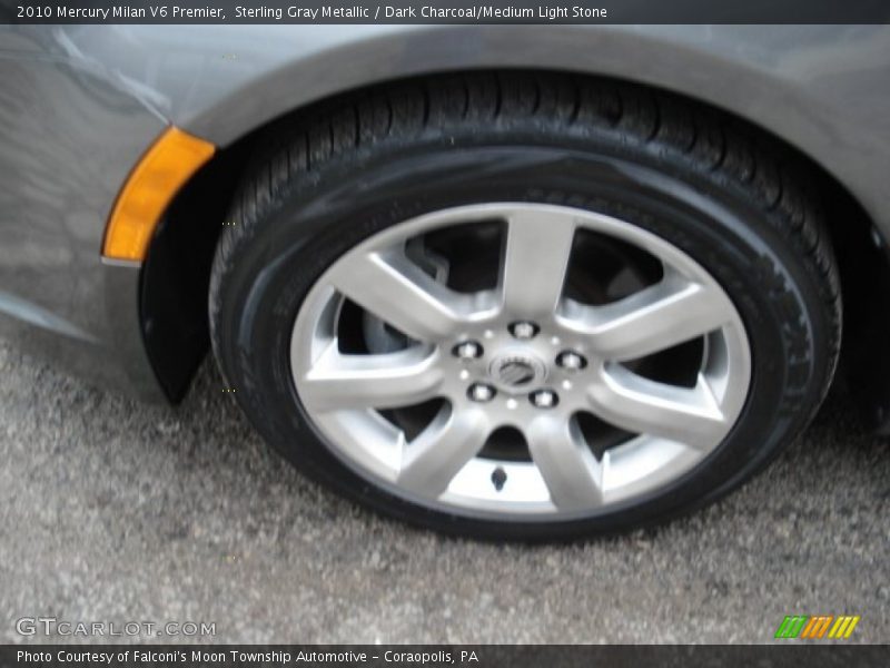 Sterling Gray Metallic / Dark Charcoal/Medium Light Stone 2010 Mercury Milan V6 Premier