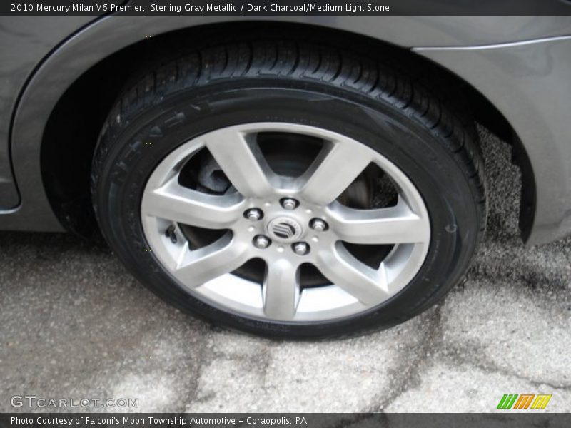 Sterling Gray Metallic / Dark Charcoal/Medium Light Stone 2010 Mercury Milan V6 Premier