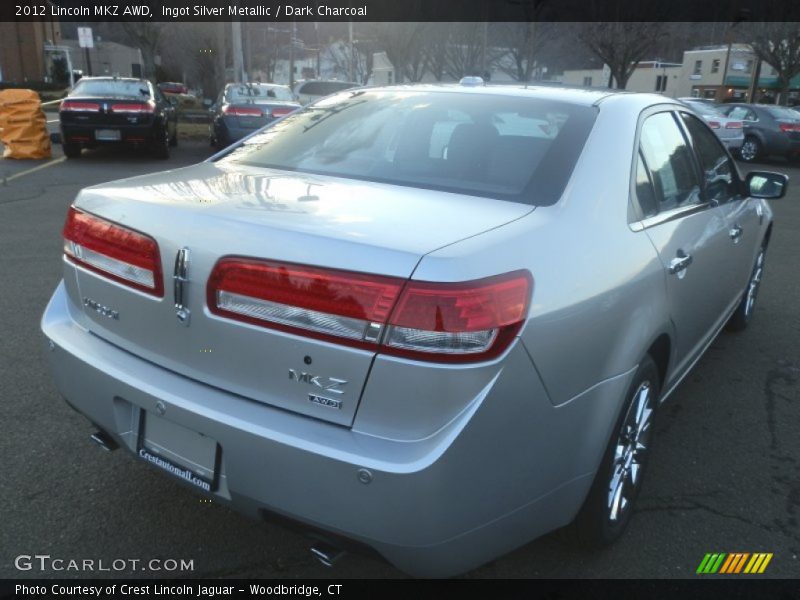 Ingot Silver Metallic / Dark Charcoal 2012 Lincoln MKZ AWD