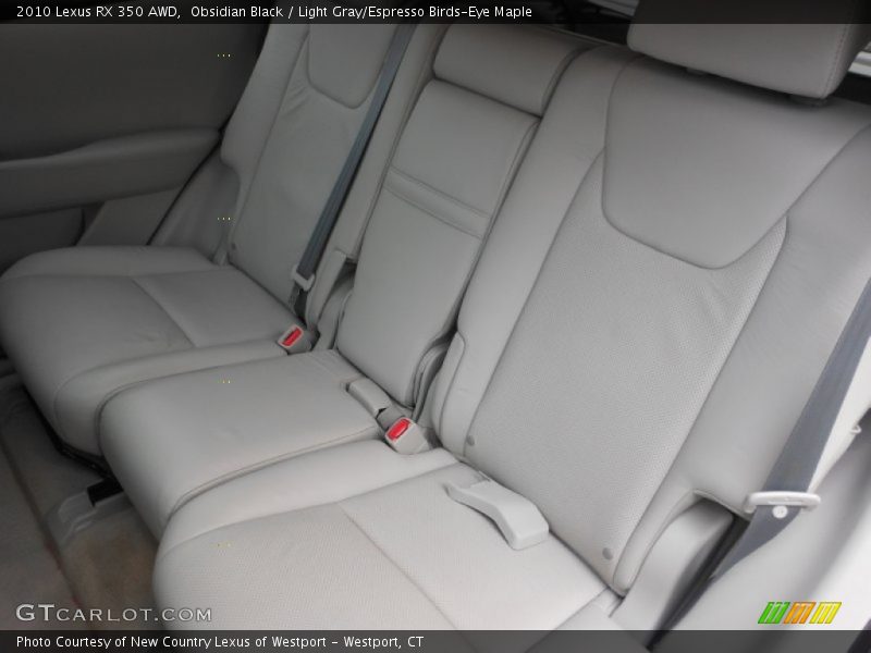Obsidian Black / Light Gray/Espresso Birds-Eye Maple 2010 Lexus RX 350 AWD