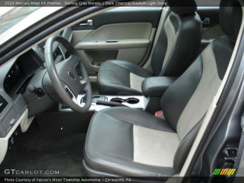 Sterling Gray Metallic / Dark Charcoal/Medium Light Stone 2010 Mercury Milan V6 Premier