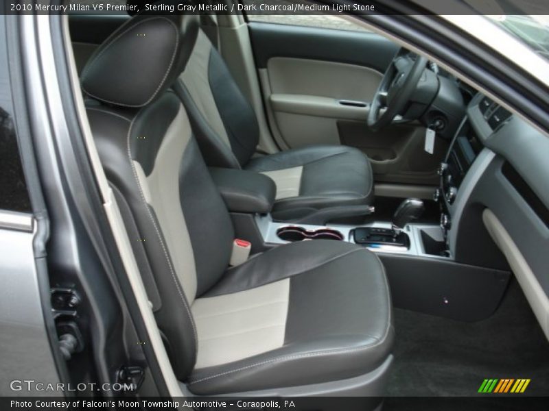 Sterling Gray Metallic / Dark Charcoal/Medium Light Stone 2010 Mercury Milan V6 Premier