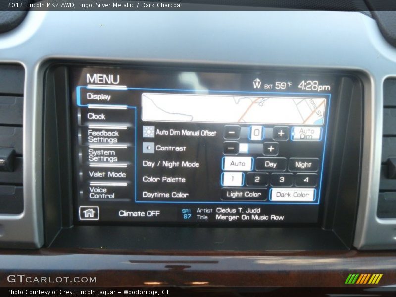 Ingot Silver Metallic / Dark Charcoal 2012 Lincoln MKZ AWD