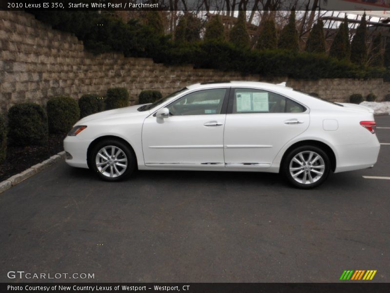 Starfire White Pearl / Parchment 2010 Lexus ES 350