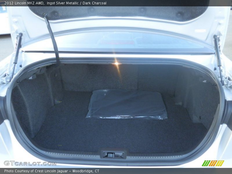 Ingot Silver Metallic / Dark Charcoal 2012 Lincoln MKZ AWD