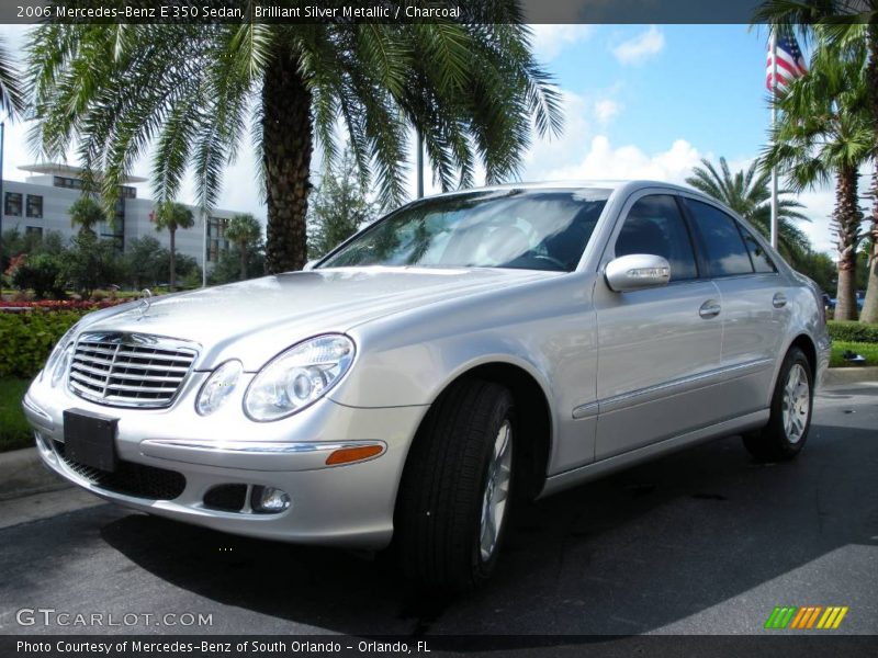 Brilliant Silver Metallic / Charcoal 2006 Mercedes-Benz E 350 Sedan