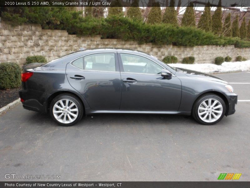 Smoky Granite Mica / Light Gray 2010 Lexus IS 250 AWD