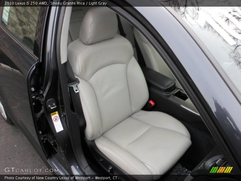 Smoky Granite Mica / Light Gray 2010 Lexus IS 250 AWD