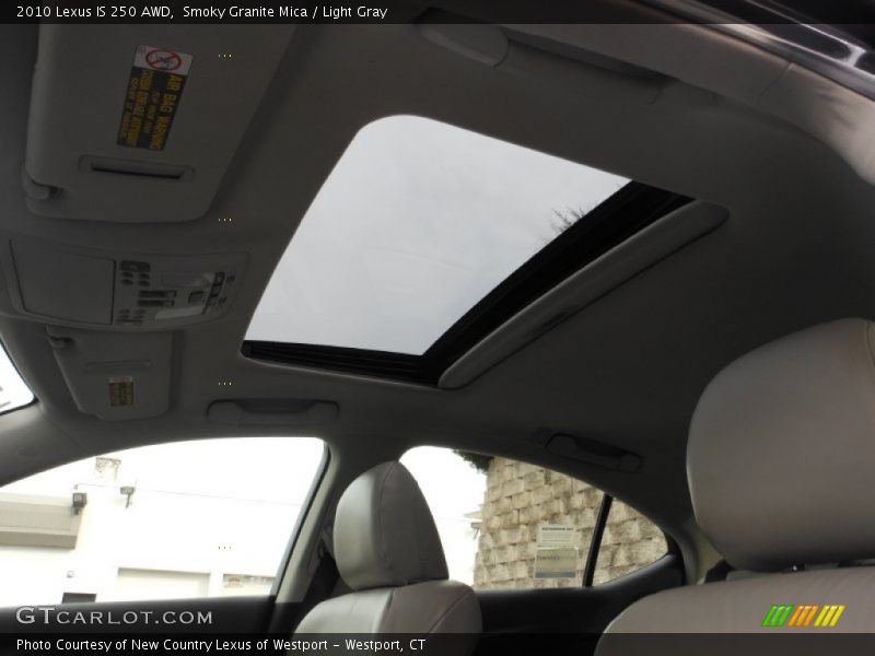 Smoky Granite Mica / Light Gray 2010 Lexus IS 250 AWD