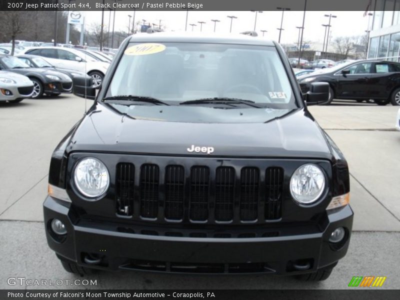 Black Clearcoat / Pastel Pebble Beige 2007 Jeep Patriot Sport 4x4