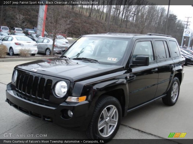 Black Clearcoat / Pastel Pebble Beige 2007 Jeep Patriot Sport 4x4
