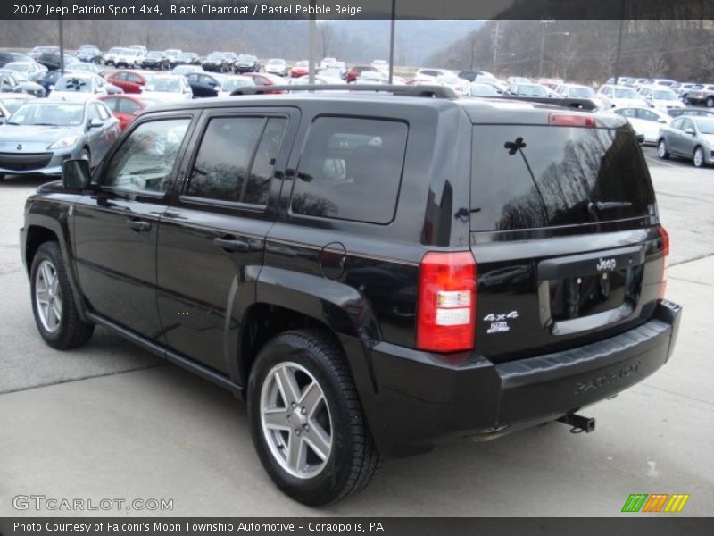 Black Clearcoat / Pastel Pebble Beige 2007 Jeep Patriot Sport 4x4