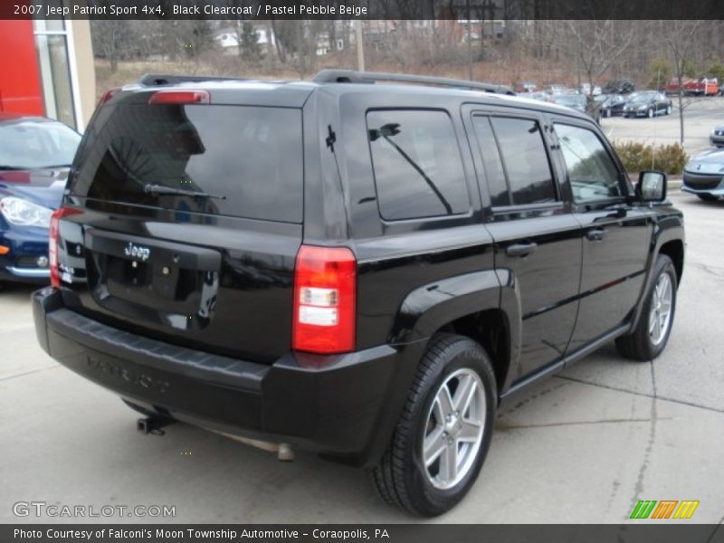 Black Clearcoat / Pastel Pebble Beige 2007 Jeep Patriot Sport 4x4