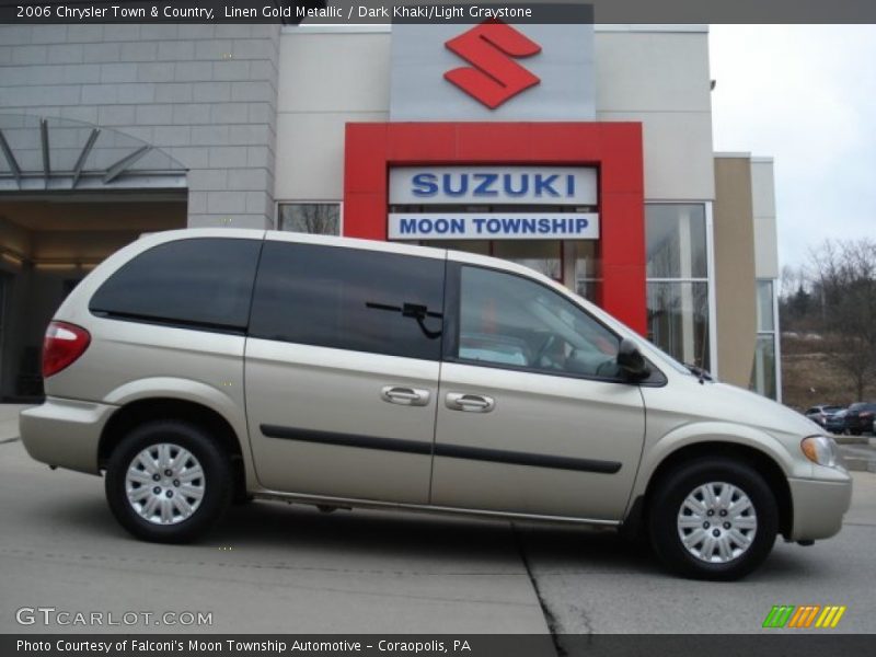 Linen Gold Metallic / Dark Khaki/Light Graystone 2006 Chrysler Town & Country