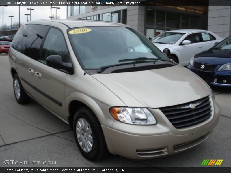 Linen Gold Metallic / Dark Khaki/Light Graystone 2006 Chrysler Town & Country