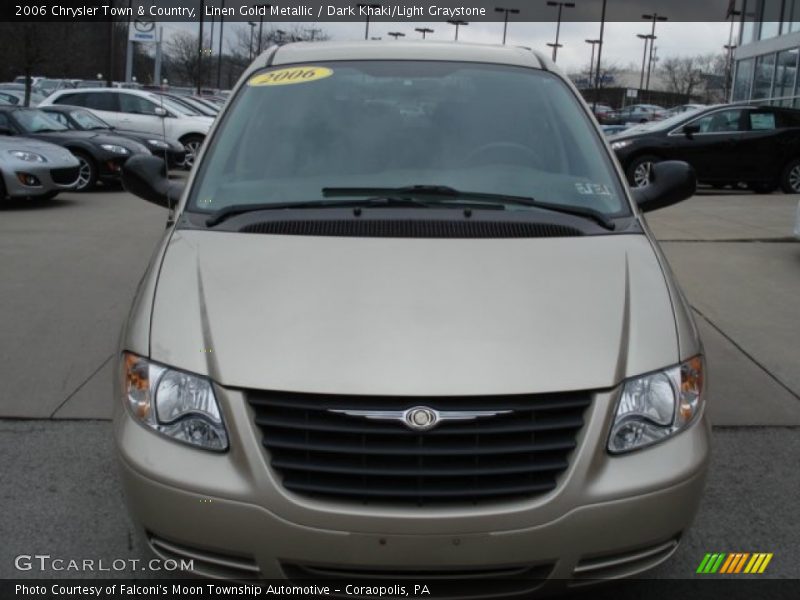 Linen Gold Metallic / Dark Khaki/Light Graystone 2006 Chrysler Town & Country