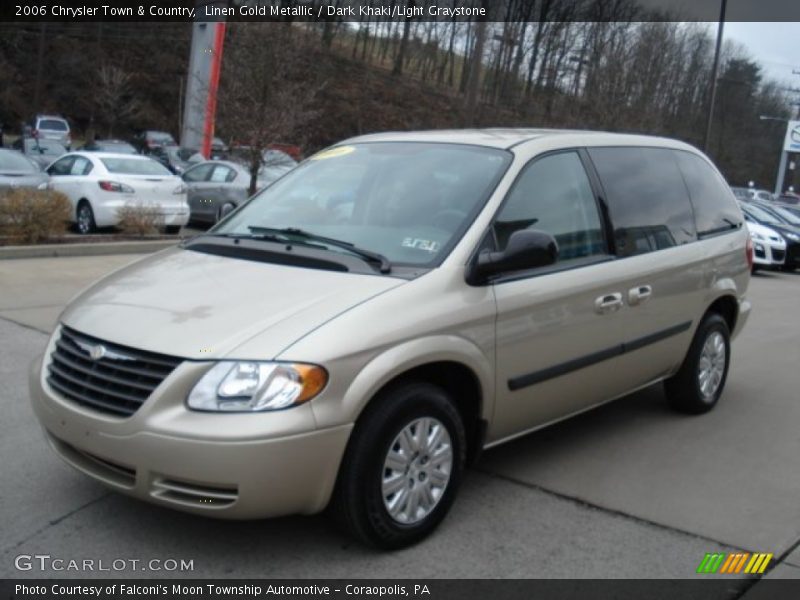 Linen Gold Metallic / Dark Khaki/Light Graystone 2006 Chrysler Town & Country