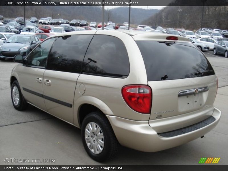 Linen Gold Metallic / Dark Khaki/Light Graystone 2006 Chrysler Town & Country
