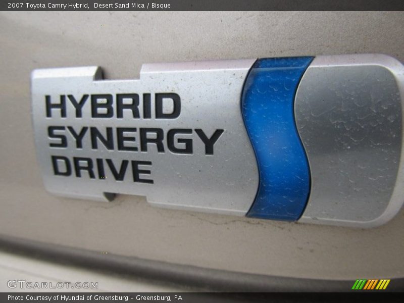 Desert Sand Mica / Bisque 2007 Toyota Camry Hybrid
