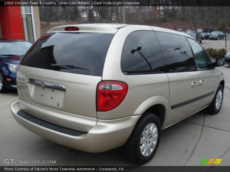 Linen Gold Metallic / Dark Khaki/Light Graystone 2006 Chrysler Town & Country