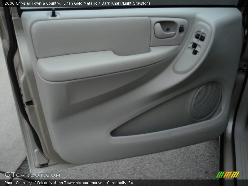Linen Gold Metallic / Dark Khaki/Light Graystone 2006 Chrysler Town & Country