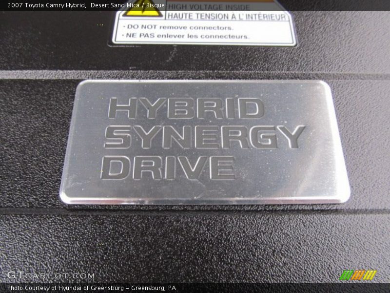 Desert Sand Mica / Bisque 2007 Toyota Camry Hybrid