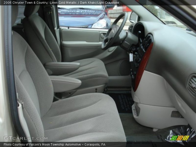 Linen Gold Metallic / Dark Khaki/Light Graystone 2006 Chrysler Town & Country