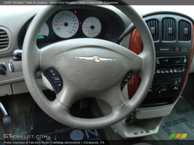 Linen Gold Metallic / Dark Khaki/Light Graystone 2006 Chrysler Town & Country