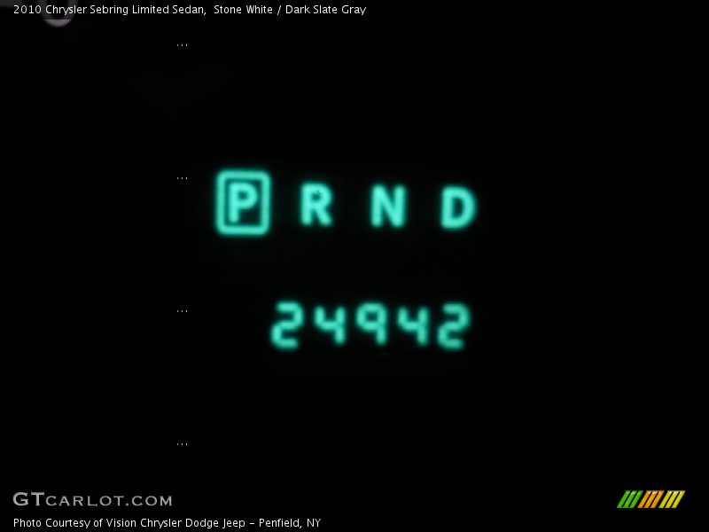 Stone White / Dark Slate Gray 2010 Chrysler Sebring Limited Sedan