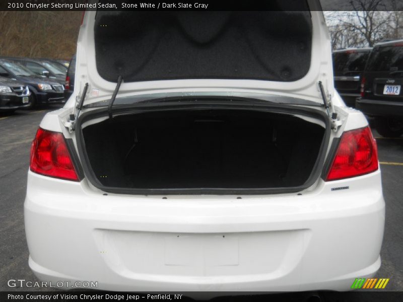 Stone White / Dark Slate Gray 2010 Chrysler Sebring Limited Sedan