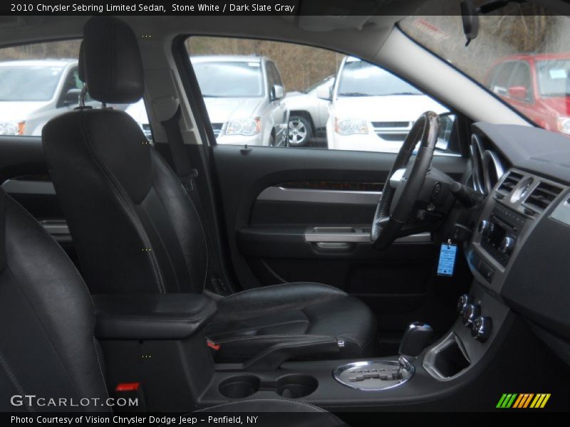 Stone White / Dark Slate Gray 2010 Chrysler Sebring Limited Sedan