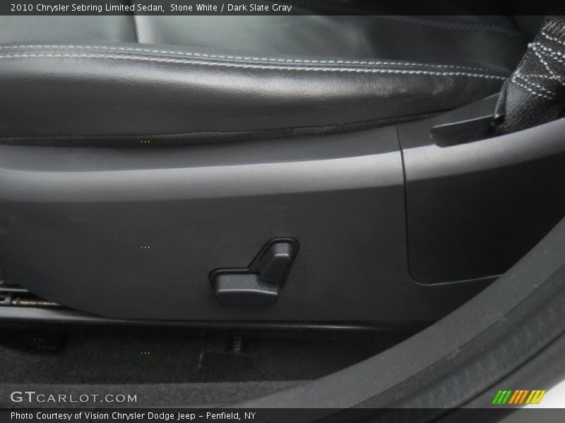 Stone White / Dark Slate Gray 2010 Chrysler Sebring Limited Sedan