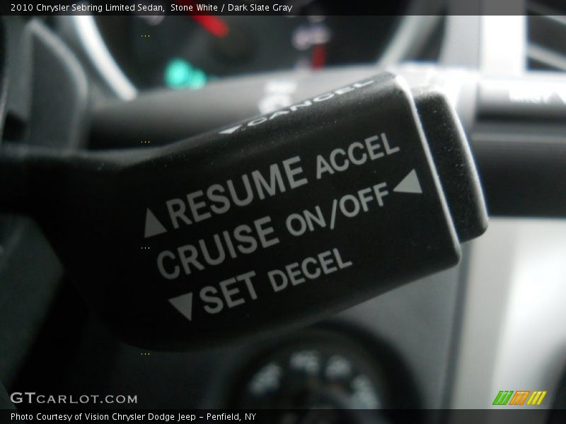 Stone White / Dark Slate Gray 2010 Chrysler Sebring Limited Sedan