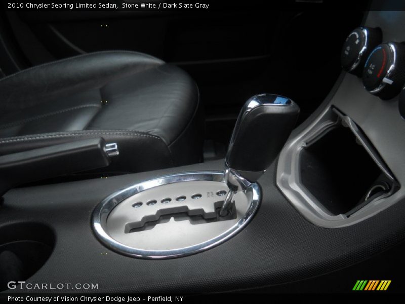 Stone White / Dark Slate Gray 2010 Chrysler Sebring Limited Sedan