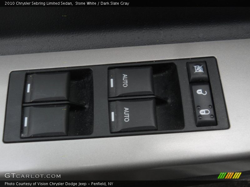 Stone White / Dark Slate Gray 2010 Chrysler Sebring Limited Sedan