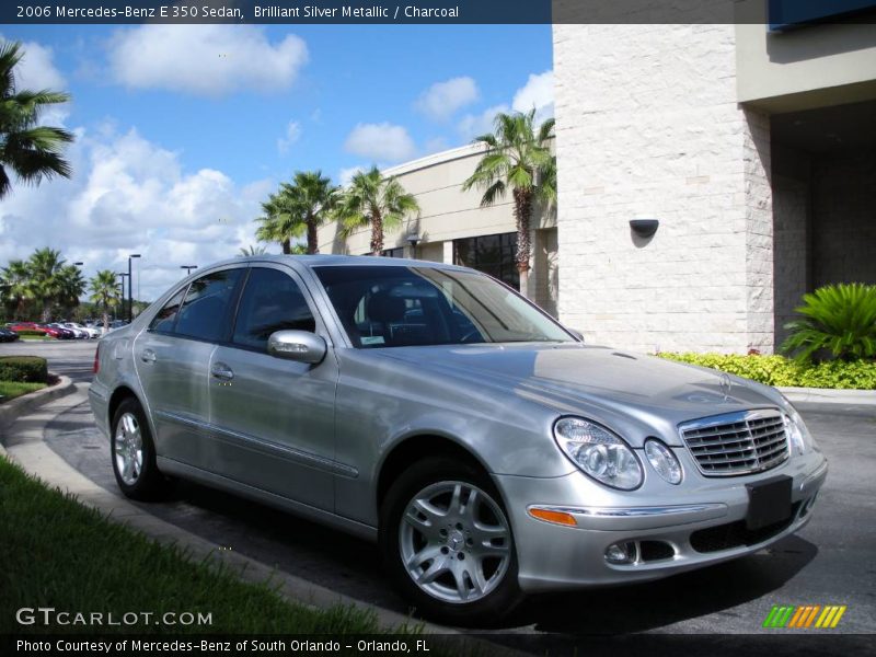 Brilliant Silver Metallic / Charcoal 2006 Mercedes-Benz E 350 Sedan
