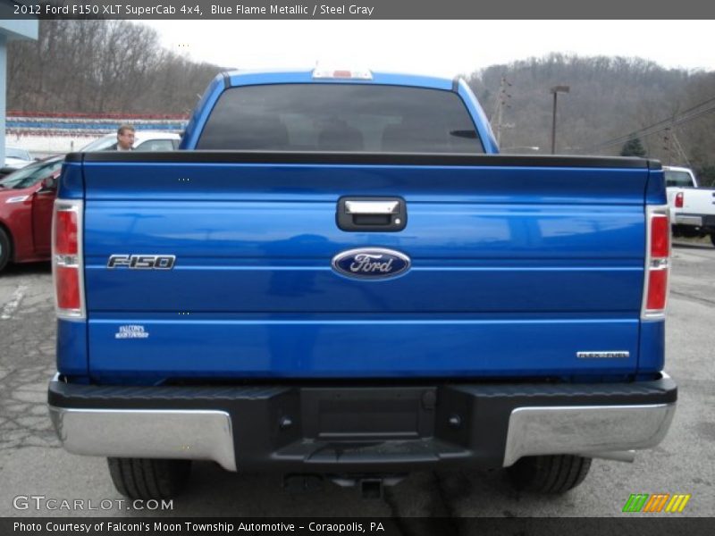 Blue Flame Metallic / Steel Gray 2012 Ford F150 XLT SuperCab 4x4